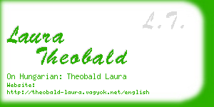 laura theobald business card